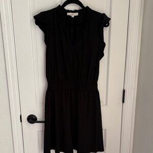 LOFT Elegant Black Mini Dress